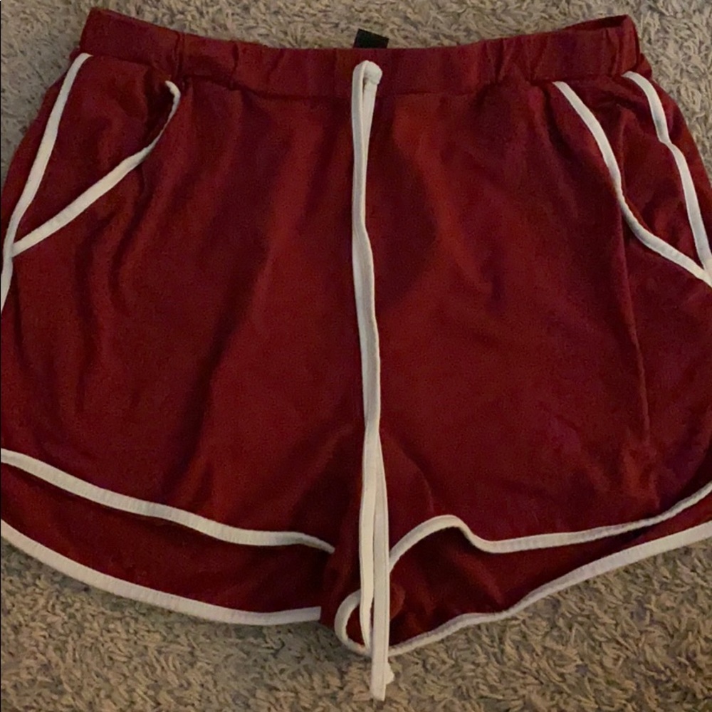 Red shorts